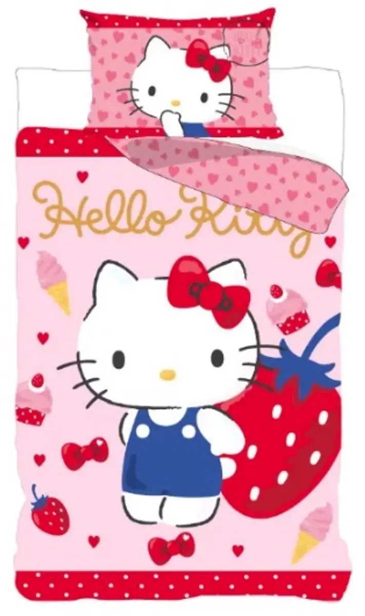 Hello Kitty strawberry 100 x 135