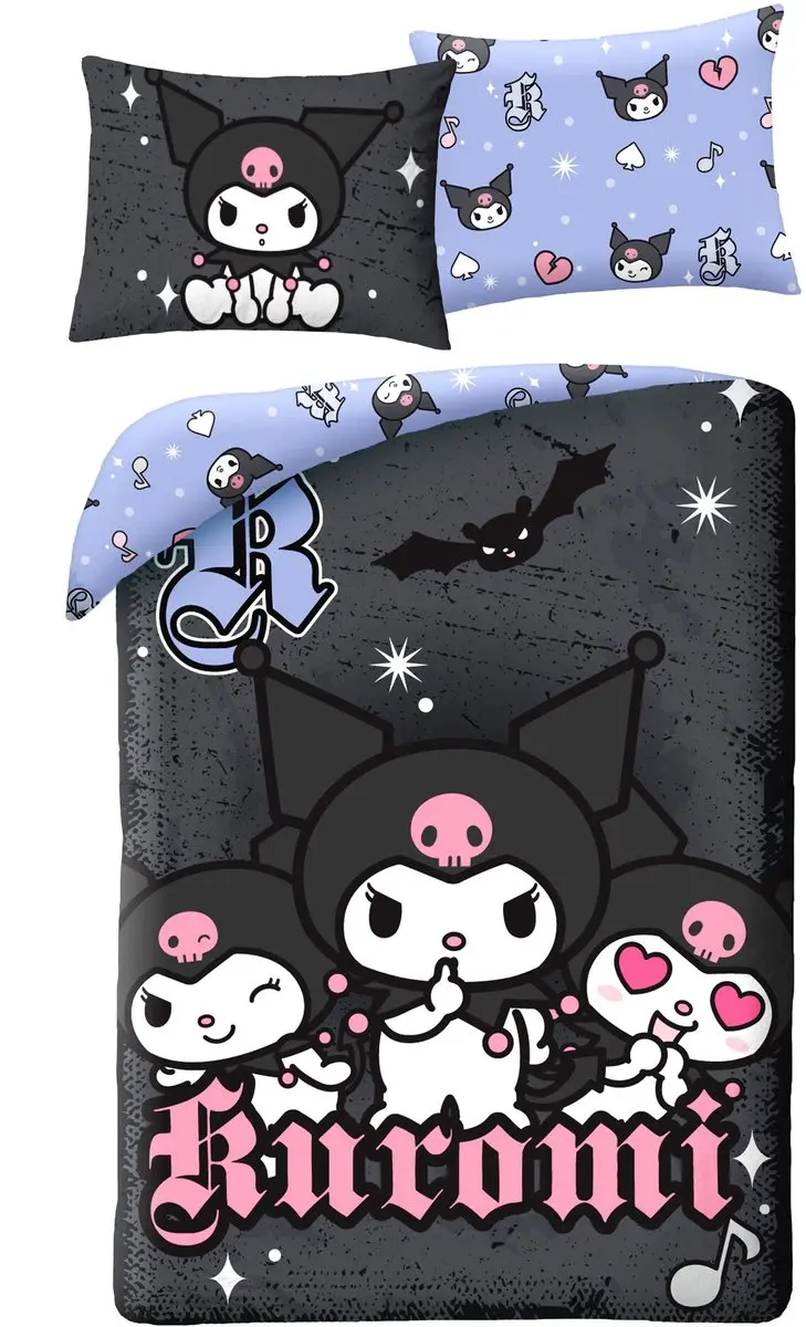 Kuromi Dekbedovertrek Kuromi Dark