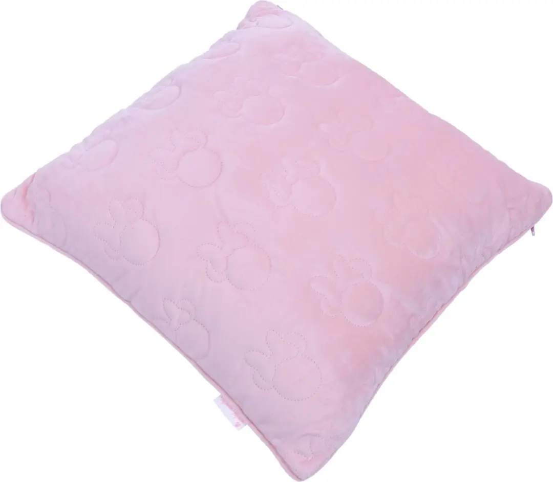 Roze, reliëf kussen 45x45 Minnie Mouse DISNEY