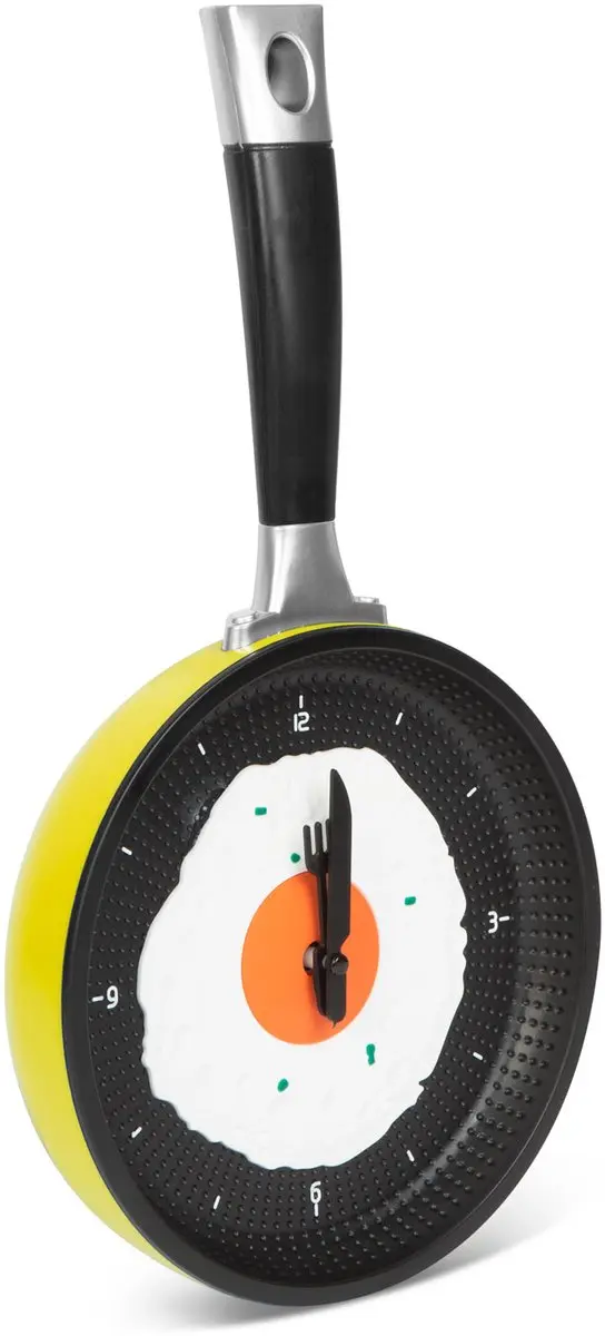 Keuken Wandklok als Koekenpan
