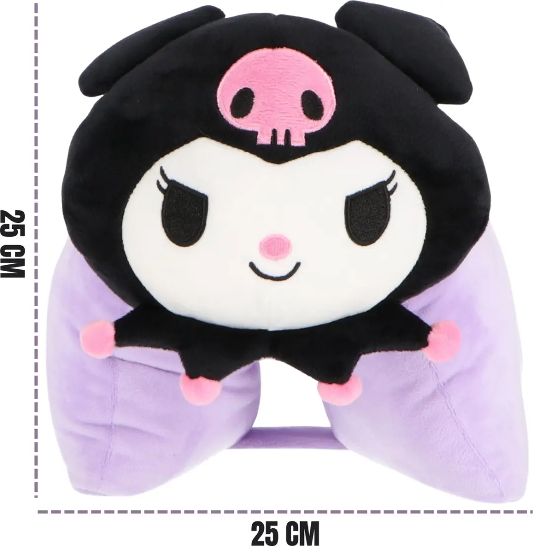 Kuromi Knuffelkussen Paars - afbeelding 4 van 4