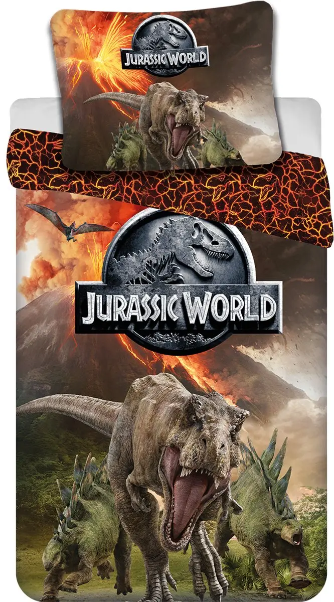 Jurassic World Dekbedovertrek Lava