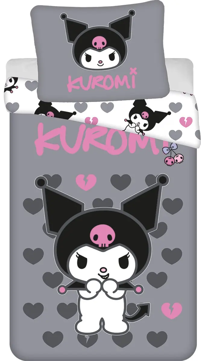 Hello Kitty Kuromi Dekbedovertrek 140x200cm