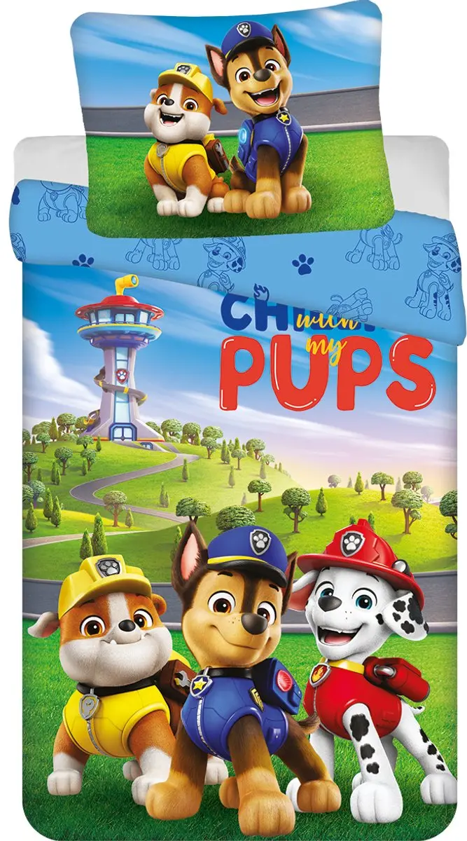 PAW Patrol Dekbedovertrek Pups