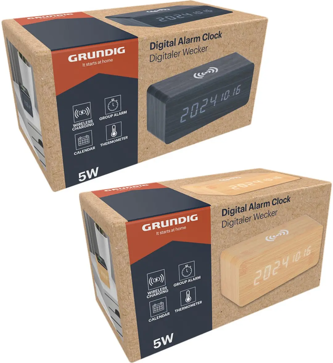 Grundig Wekker digitaal & draadloze op