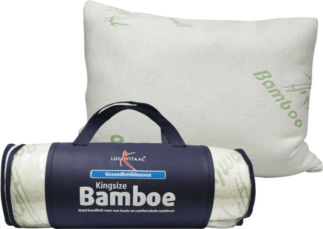 Lucovitaal Bamboe Kussen - 6 Stuks - afbeelding 4 van 4