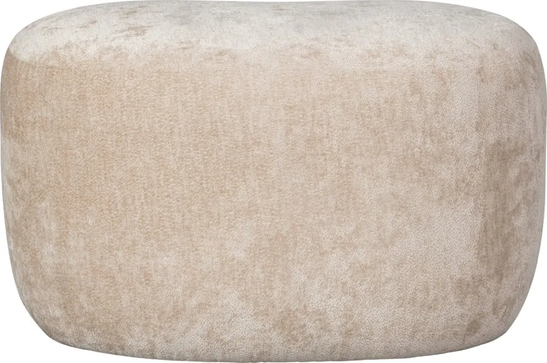 WOOOD Popular Poef - 43x73x49cm - Naturel - afbeelding 6 van 6