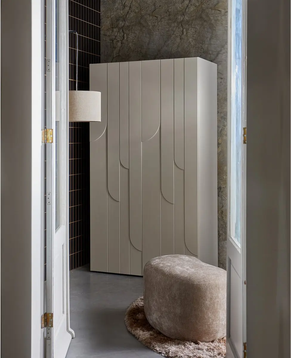 WOOOD Popular Poef - 43x73x49cm - Naturel - afbeelding 3 van 6
