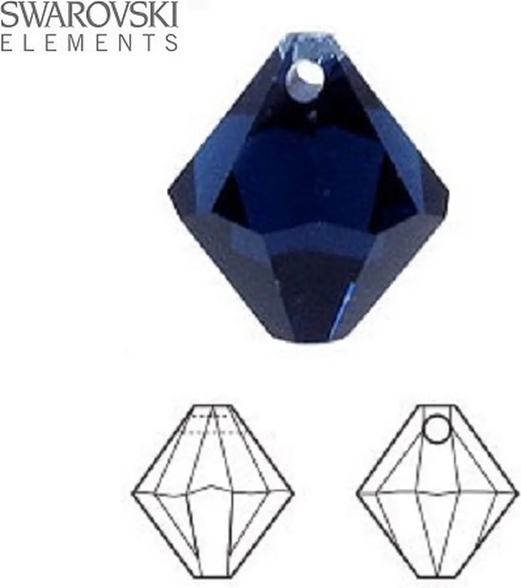 Swarovski Elements Bicone 8mm Dark Indigo