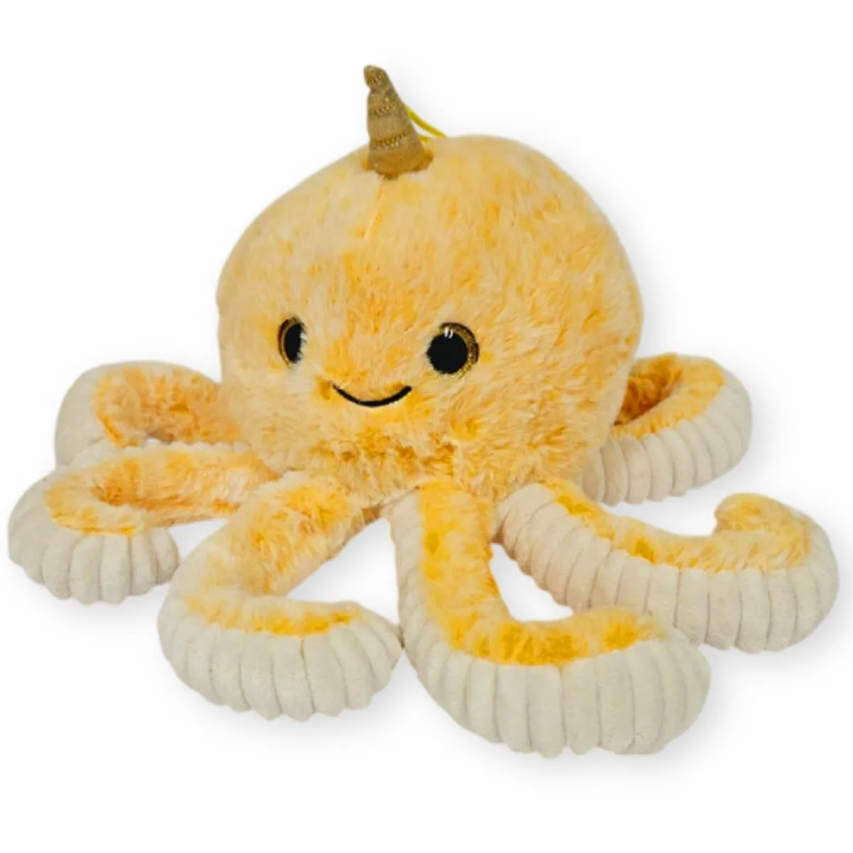 Topknuffels Octopus Kawaii Pluche Knuffel 25cm - Geel