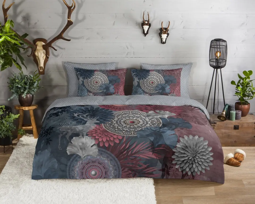 HIP dekbedovertrek mandala�s, bloemen en hert