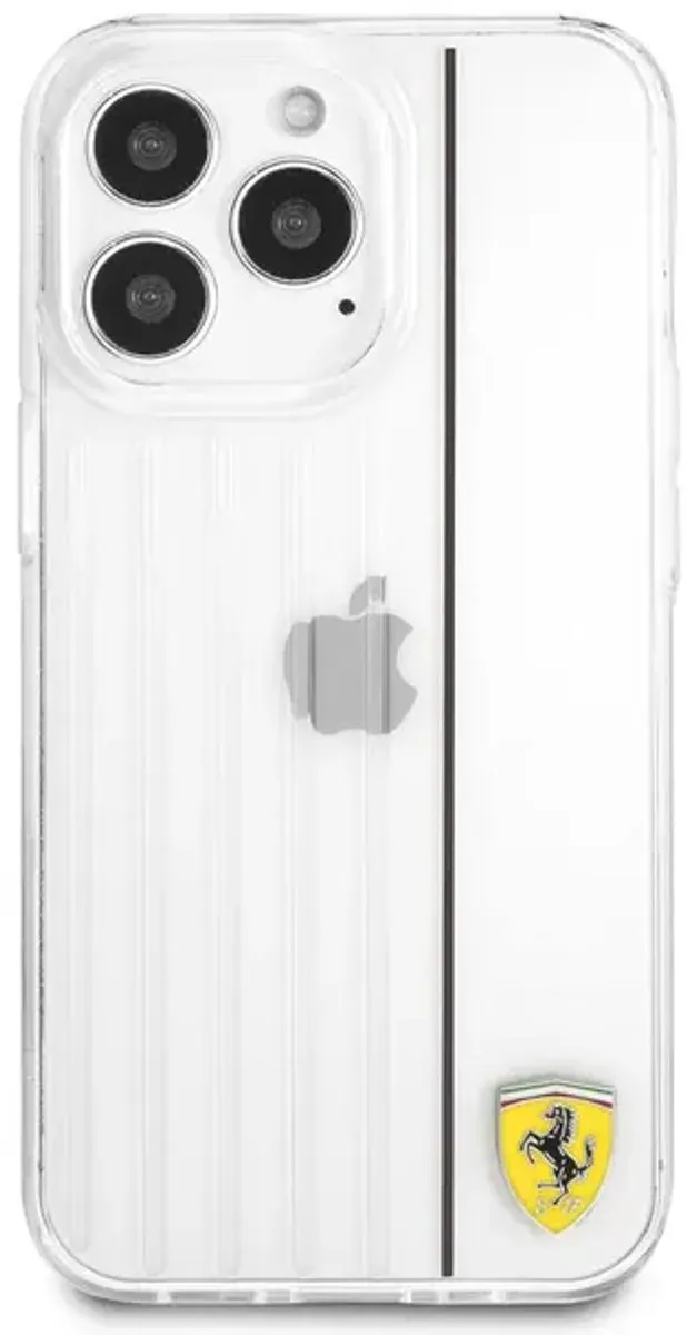 Ferrari 3D Stripes Black Line Hoes iPhone 13 Pro