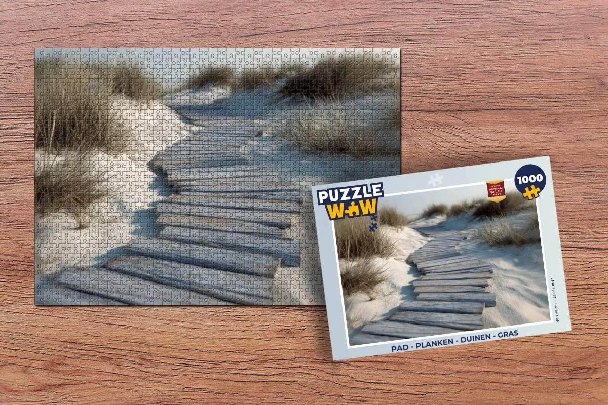 PuzzleWow Puzzel Pad Duinen 1000 Stuks