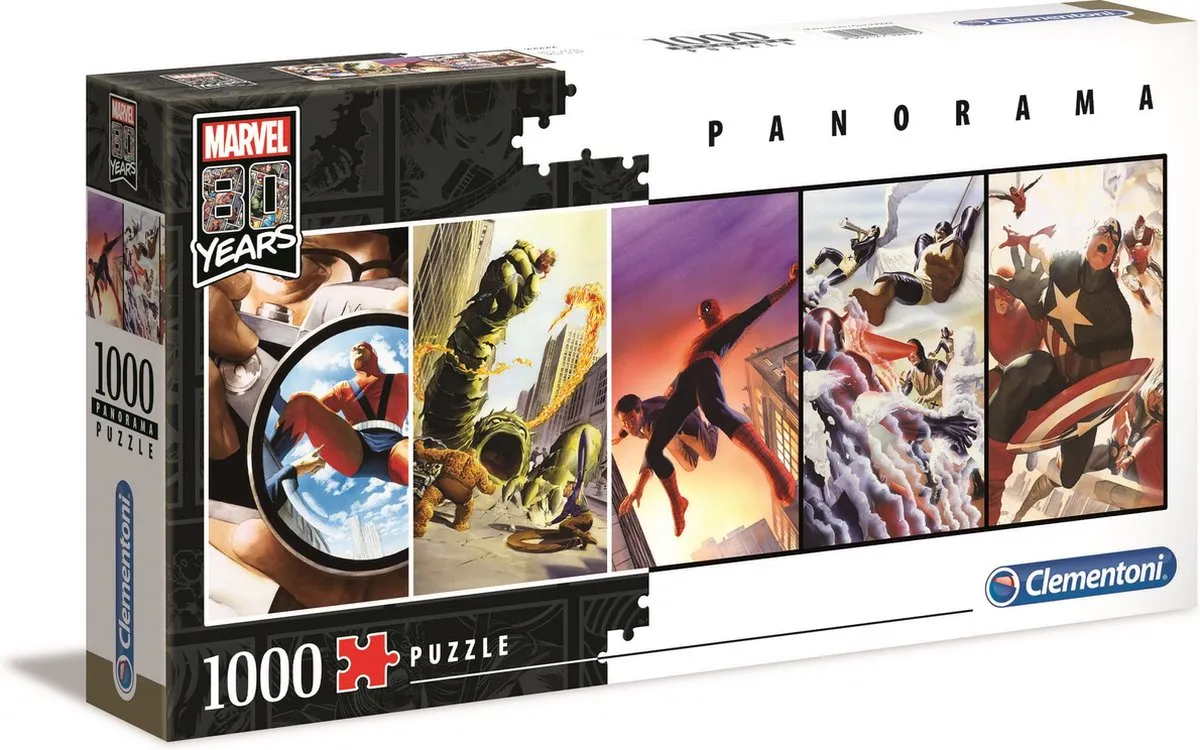 Marvel Legpuzzel 1000 Stuks - 80 Years Karton Multicolor - afbeelding 2 van 2