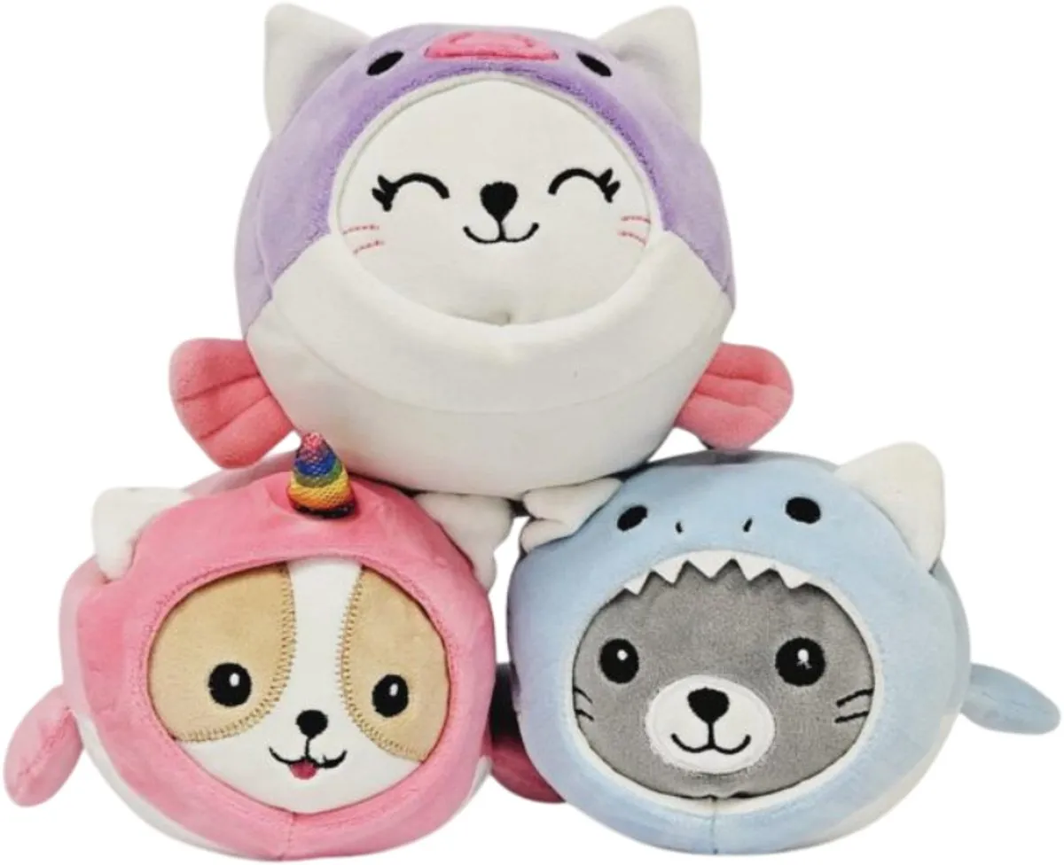 Topknuffels Hond Roze Vis Onesie Pyjama 20cm