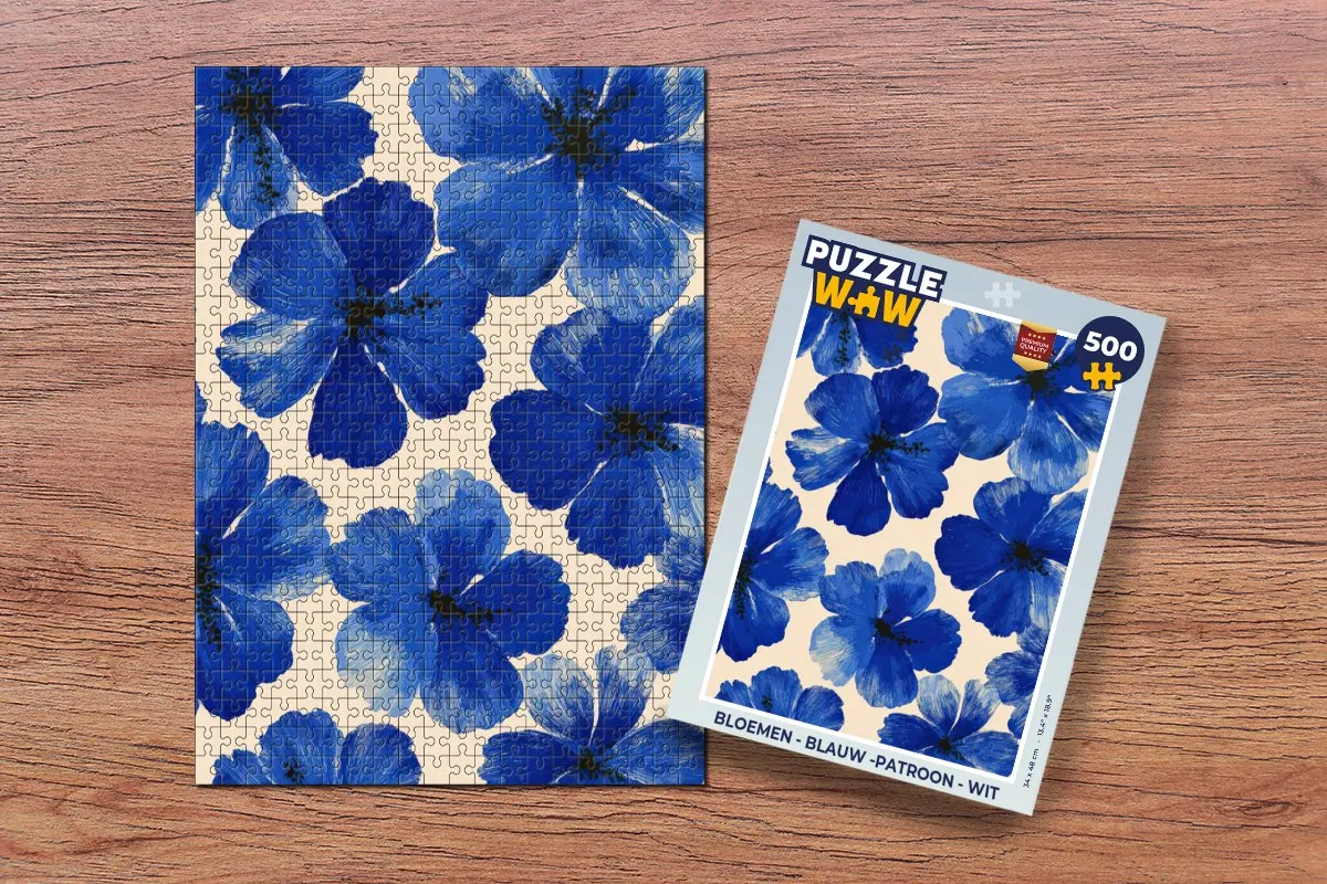 PuzzleWow Bloemen Legpuzzel 500 Stuks - Multicolor