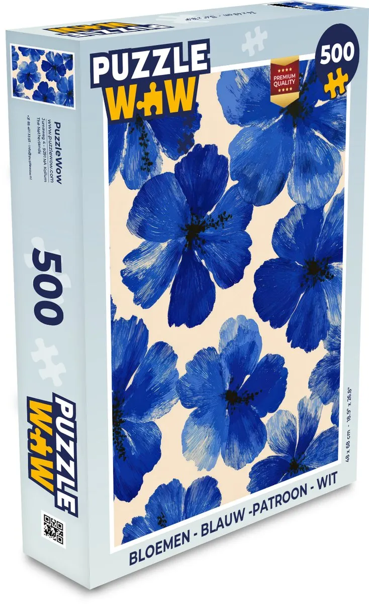 PuzzleWow Bloemen Legpuzzel 500 Stuks