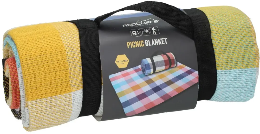 Koopman Picknickdeken 127x152cm - Meerkleurig - afbeelding 2 van 2
