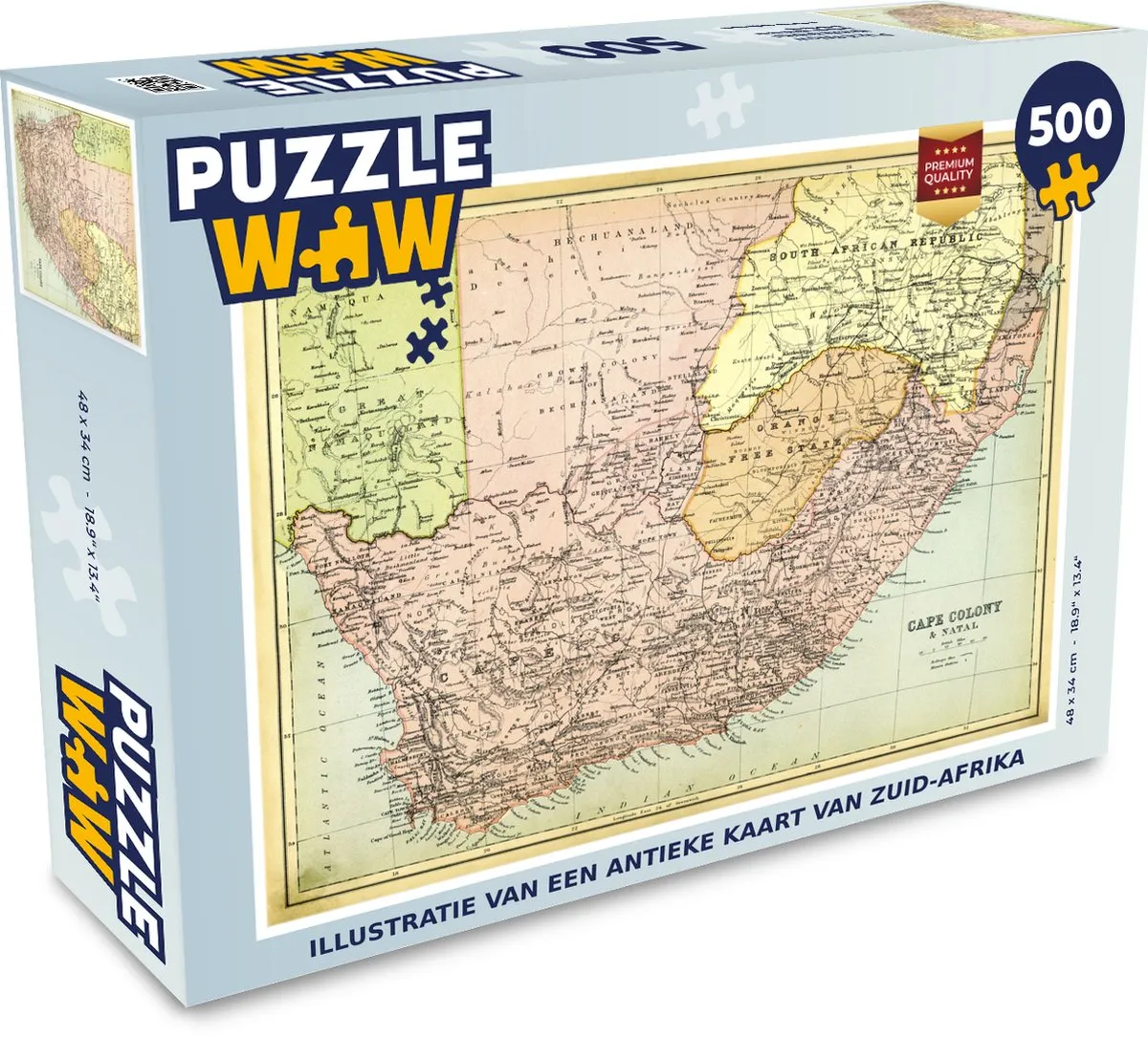 PuzzleWow Zuid-Afrika Legpuzzel 500 Stuks