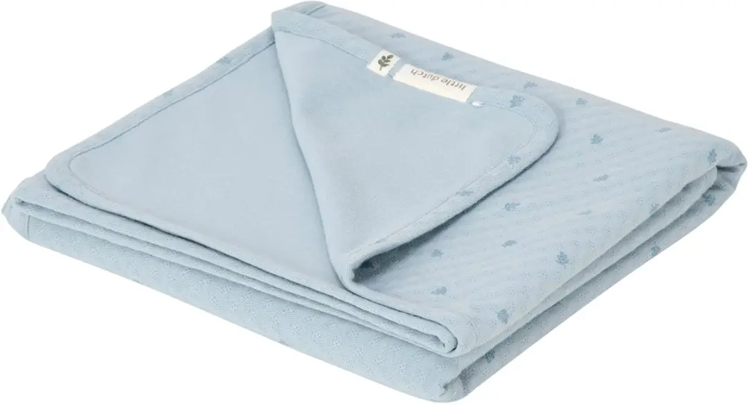 Little Dutch Essentials Ledikantdeken Baby - Blauw - afbeelding 4 van 6