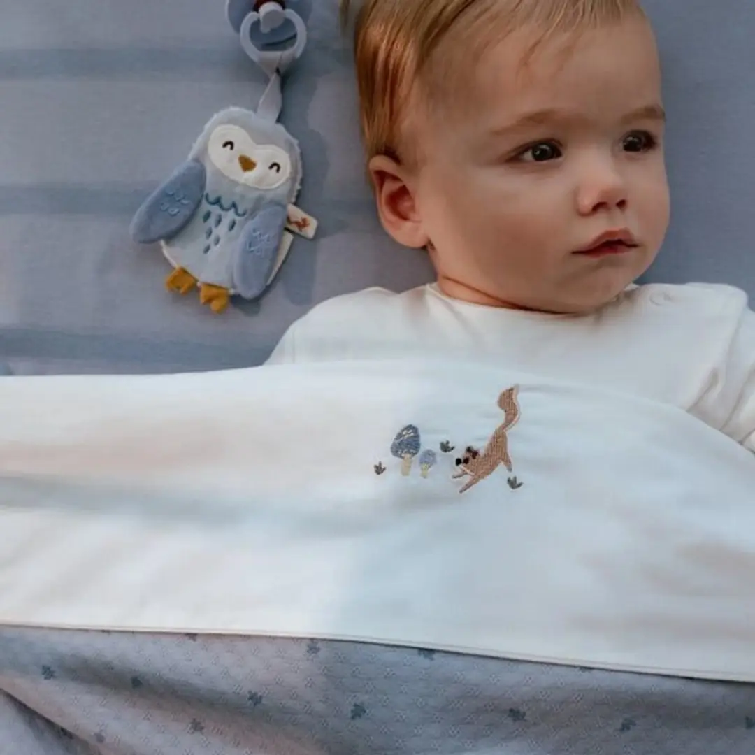 Little Dutch Essentials Ledikantdeken Baby - Blauw - afbeelding 3 van 6