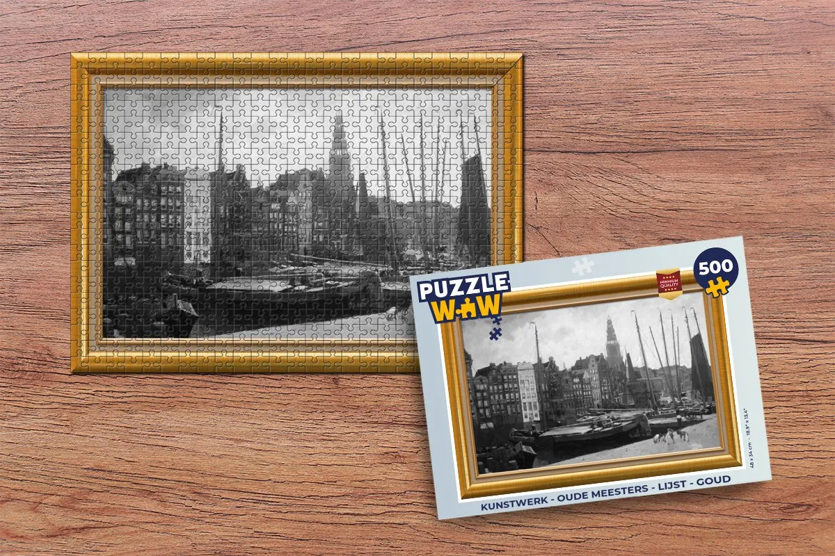PuzzleWow Oude Meesters Legpuzzel 500 Stuks - Multicolor