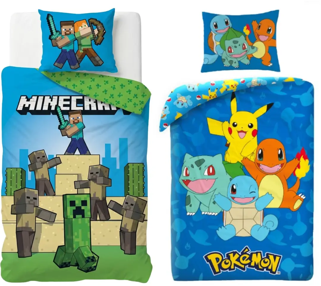 Minecraft Pokémon Slaapkamerset