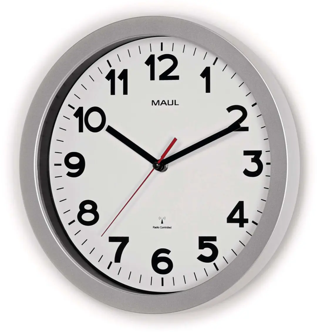 MAULstep Wandklok 30RC - Ø30cm - Zilver - afbeelding 4 van 6