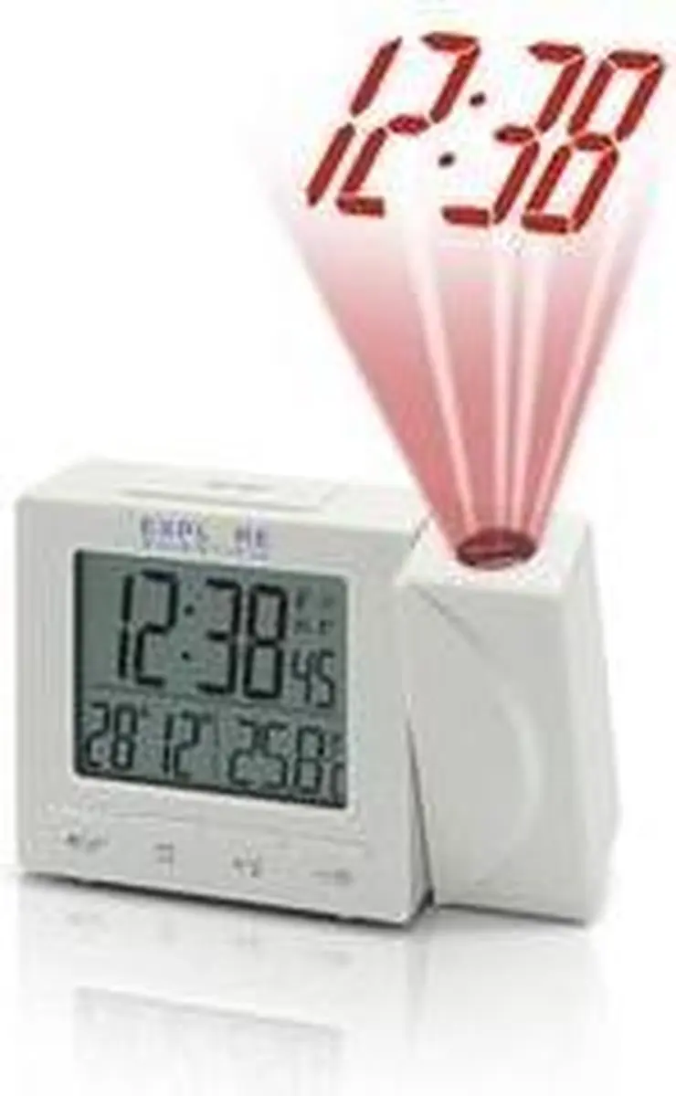 Bresser Explore Scientific RDP1001 Projectiewekker - 14cm - Wit - afbeelding 3 van 4