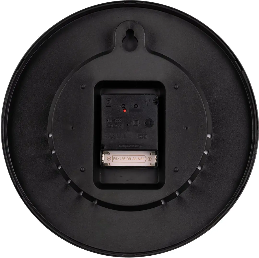 Bresser Kienzle Wandklok Radiogestuurd 25cm - Zwart/Wit - afbeelding 4 van 4