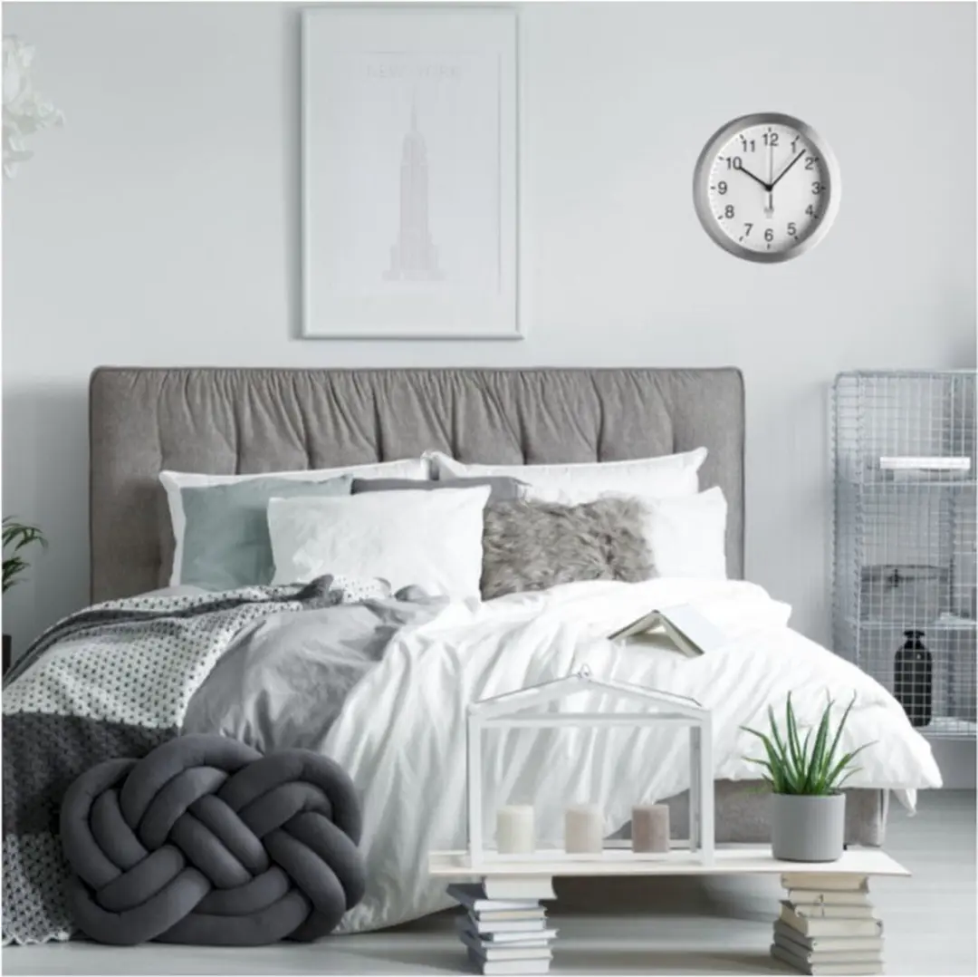 TFA Dostmann Wandklok 98.1091.02 - 25x40mm Aluminium (mat) - afbeelding 5 van 6