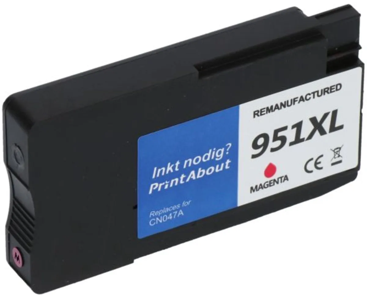 PrintAbout HP 951XL Inktcartridge Magenta - 1700 Pagina's