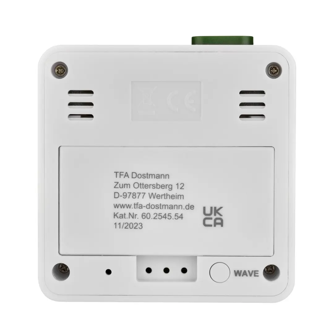 TFA Dostmann Reiswekker - Zilver - 7cm - Atoomklok - afbeelding 5 van 6