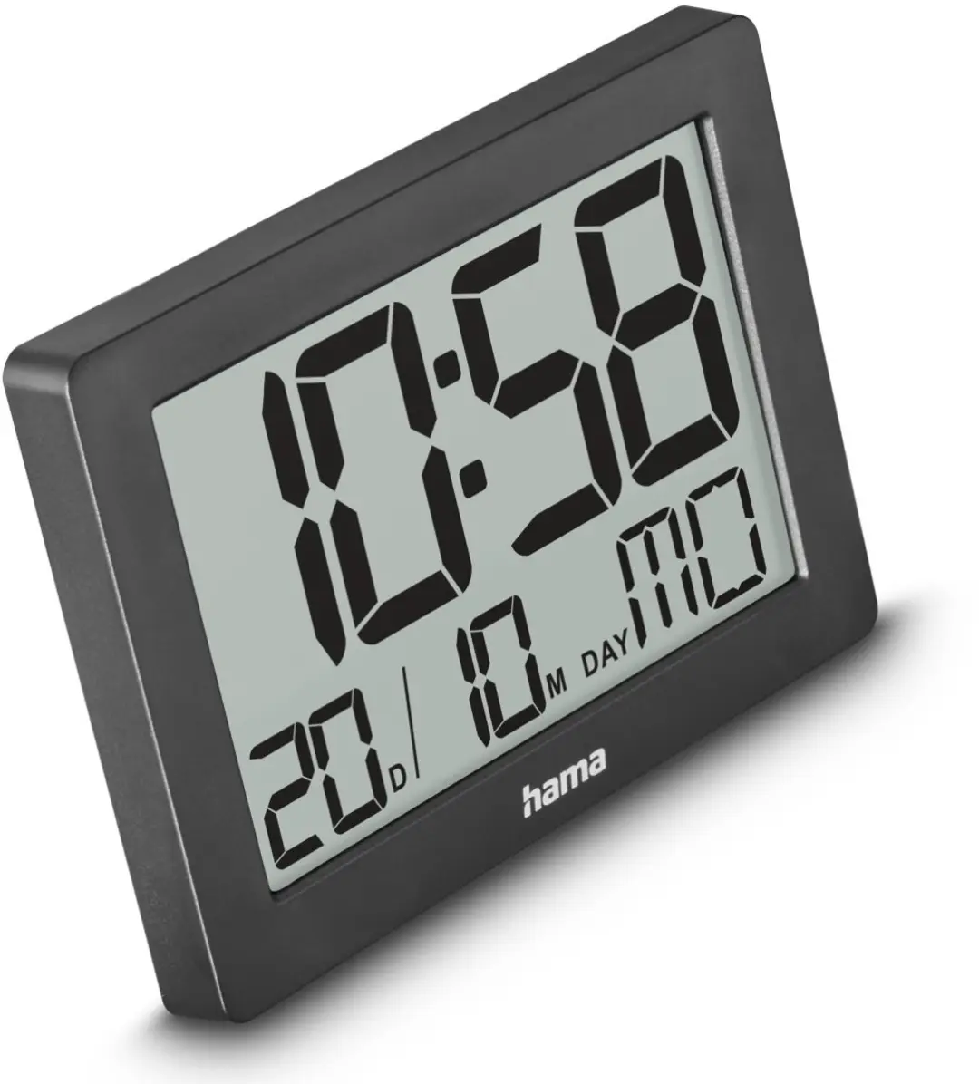 Hama Ko Tao Digitaal Wandklok - Zwart - afbeelding 2 van 3