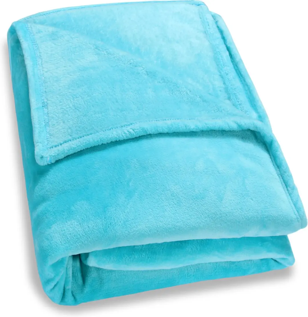 Monzana Premium Deken 200x150cm - Blauw 300g/m²