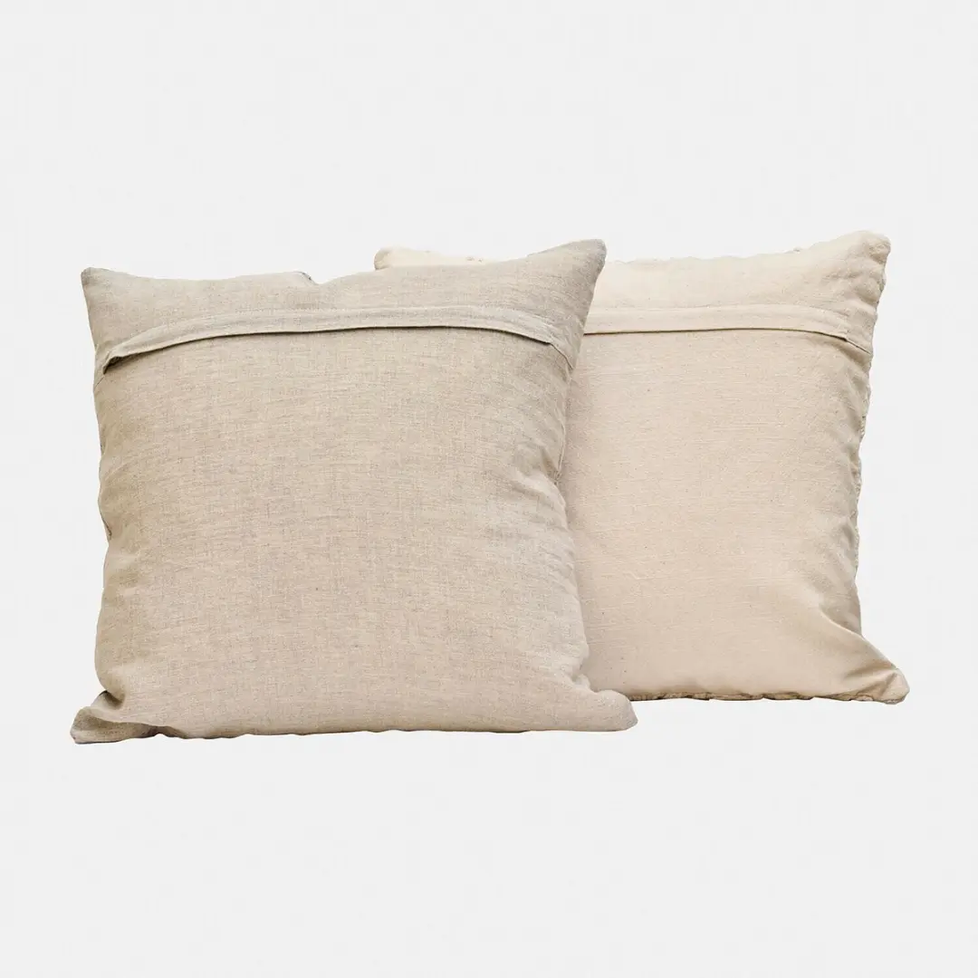 Loberon Kussenhoes Floraine Beige - 2 Stuks - afbeelding 2 van 4
