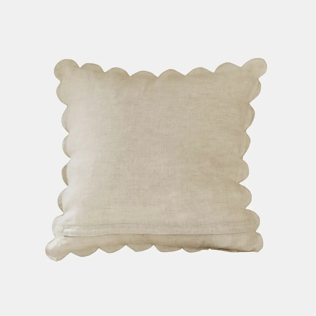 Loberon Kussenhoes Fluttery Beige - afbeelding 5 van 5