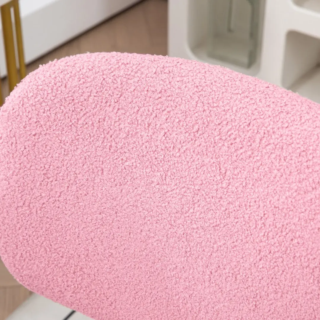 Vinsetto Bureaustoel Roze - Hoogteverstelbaar - afbeelding 2 van 6