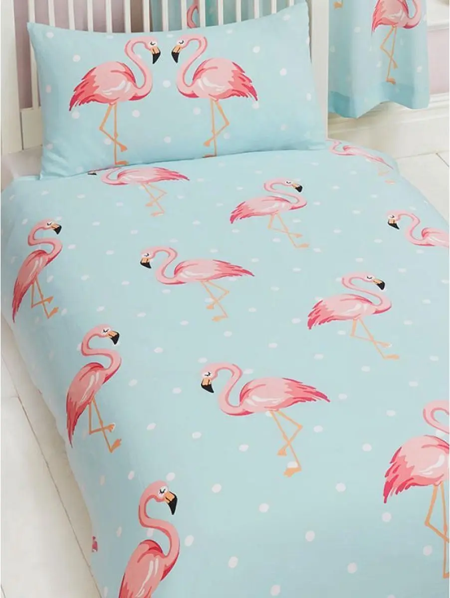 Flamingo Hoeslaken Eenpersoons 90x190/200 Polykatoen