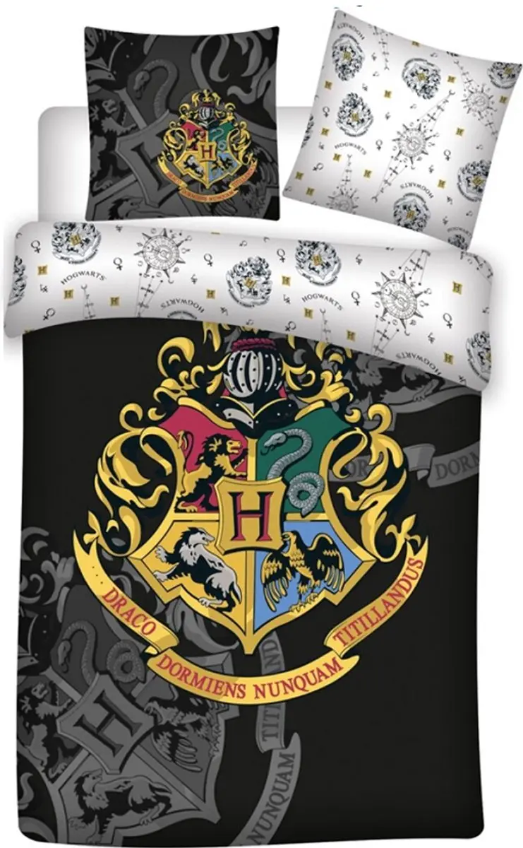 Harry Potter Dekbedovertrek Eenpersoons 140x200cm - Multi - afbeelding 2 van 3