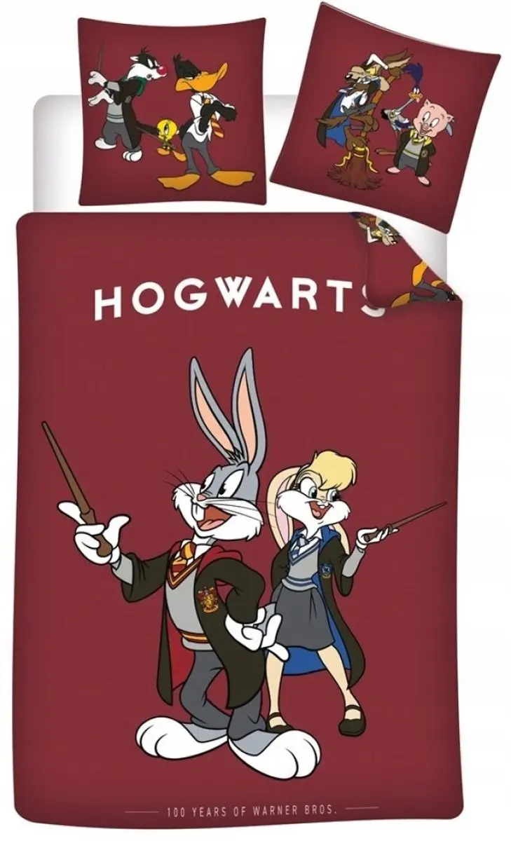 Looney Tunes Zweinstein dekbedovertrek 140×200cm, 65×65 cm