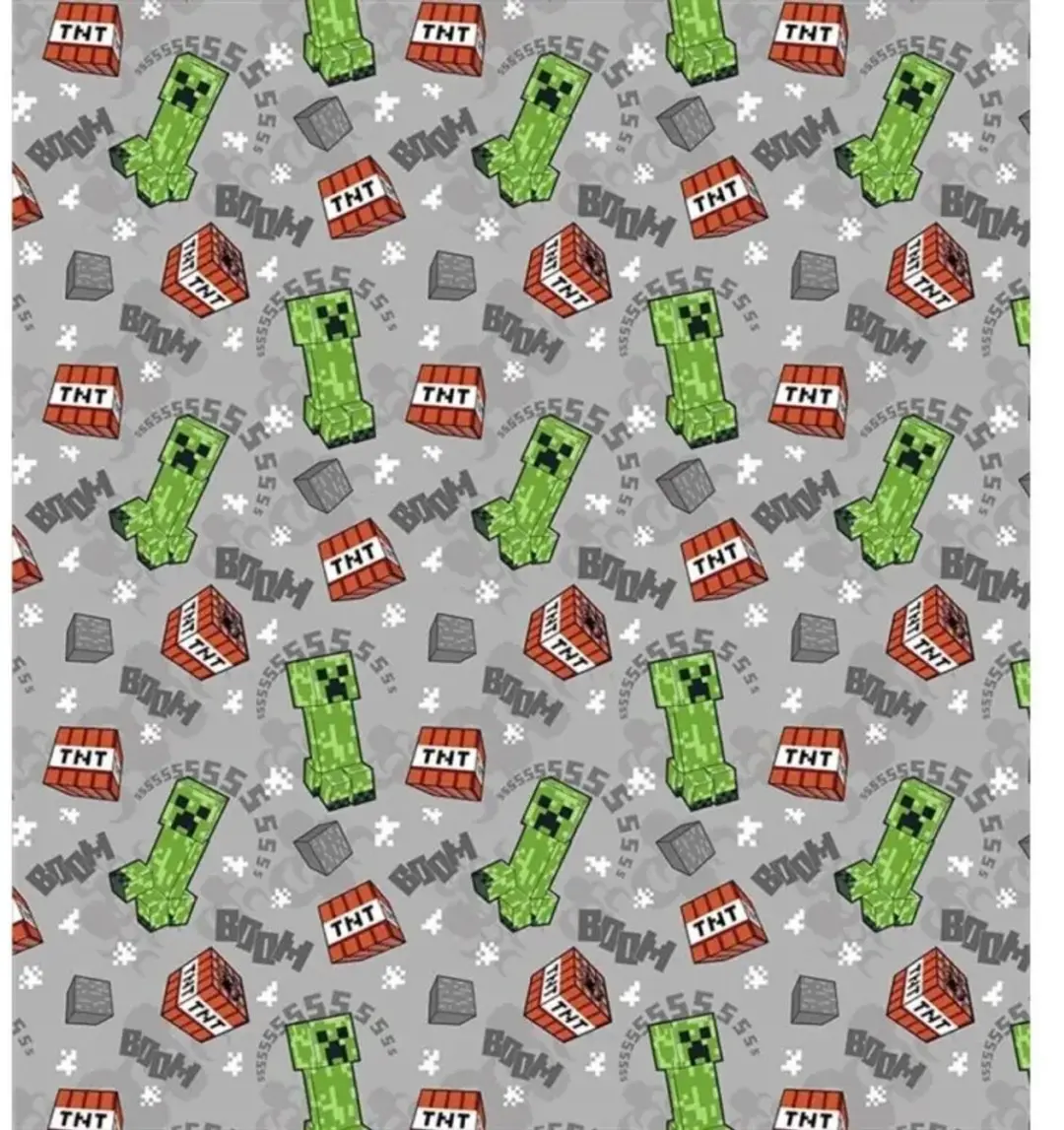 Minecraft fleece plaid 180 x 200 cm
