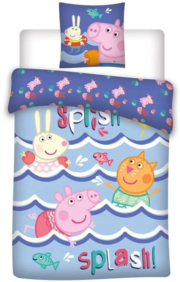Peppa Pig Dekbedovertrek Splash