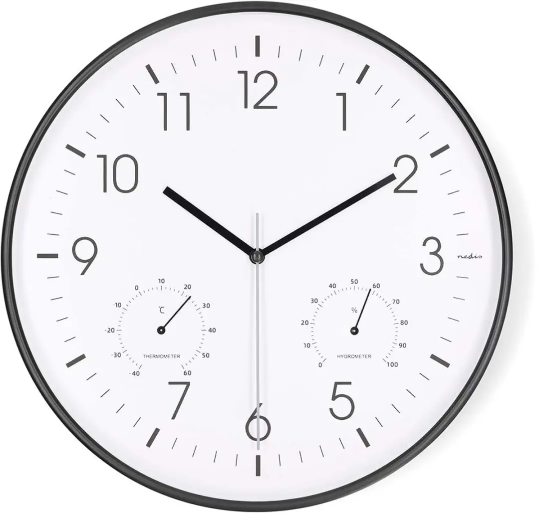 Nedis Wandklok 30cm