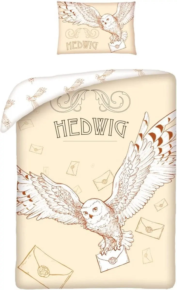 Harry Potter peuterdekbedovertrek Hedwig 100 x 135 cm