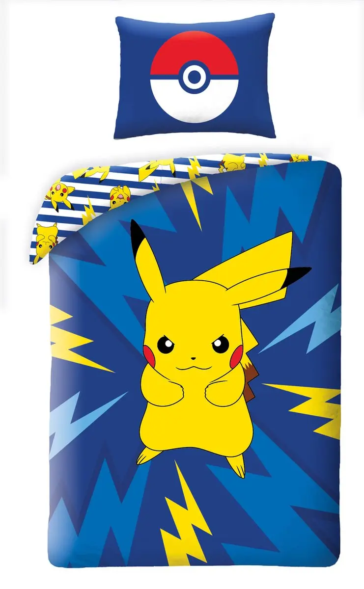 Pokémon Power Dekbedovertrek 140x200cm