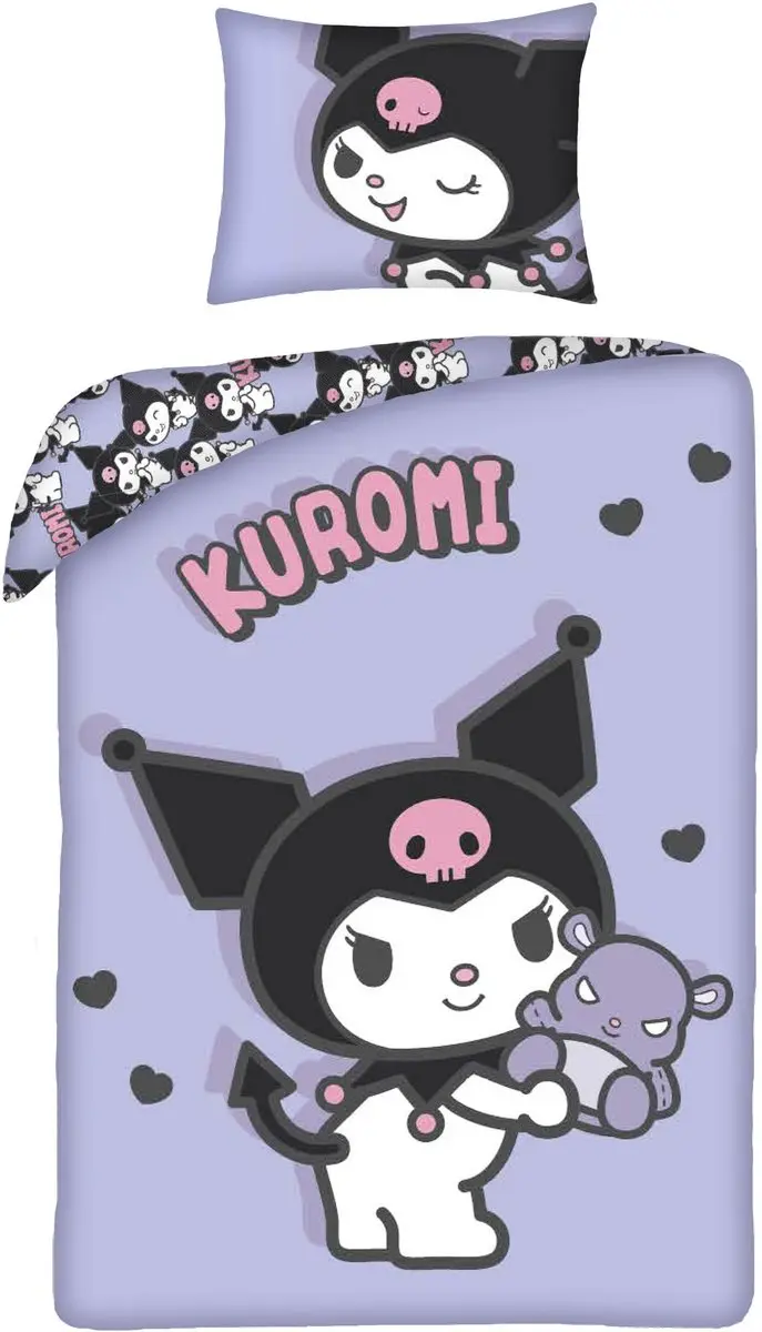 Hello Kitty Dekbedovertrek Kuromi Sweet