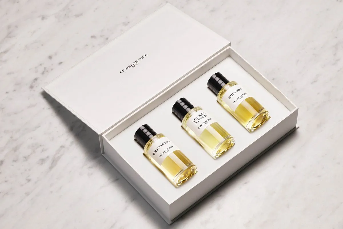 Dior La Trilogie Initiale Set Bois D'Argent + Cologne Blanche + Eau Noire