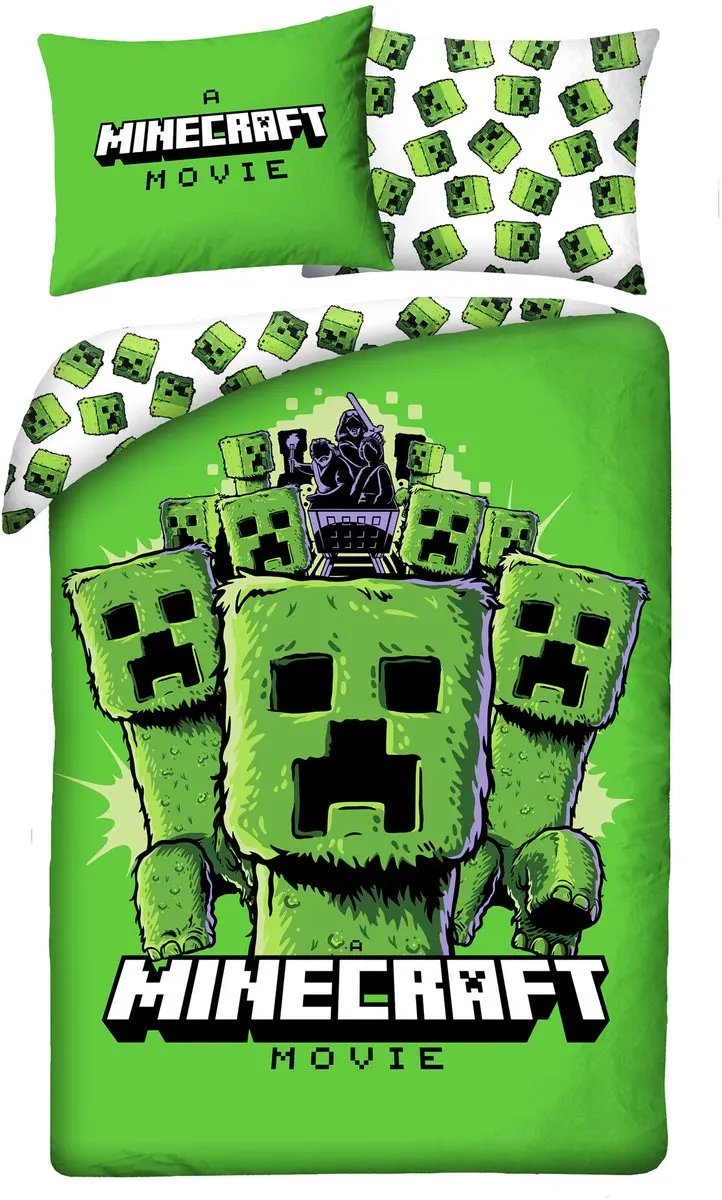 Minecraft Dekbedovertrek Zombies