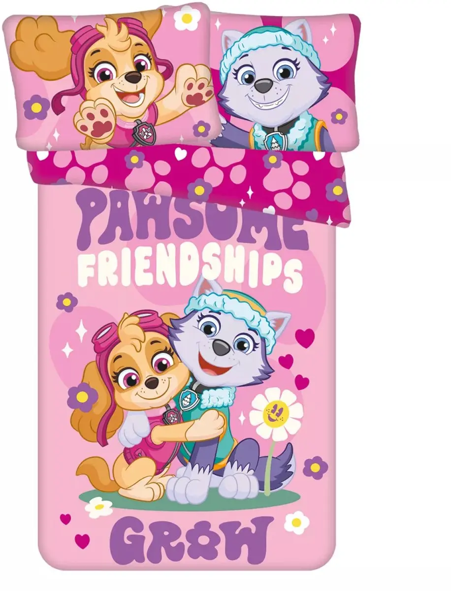 Paw Patrol Pawsome peuterdekbedovertrek